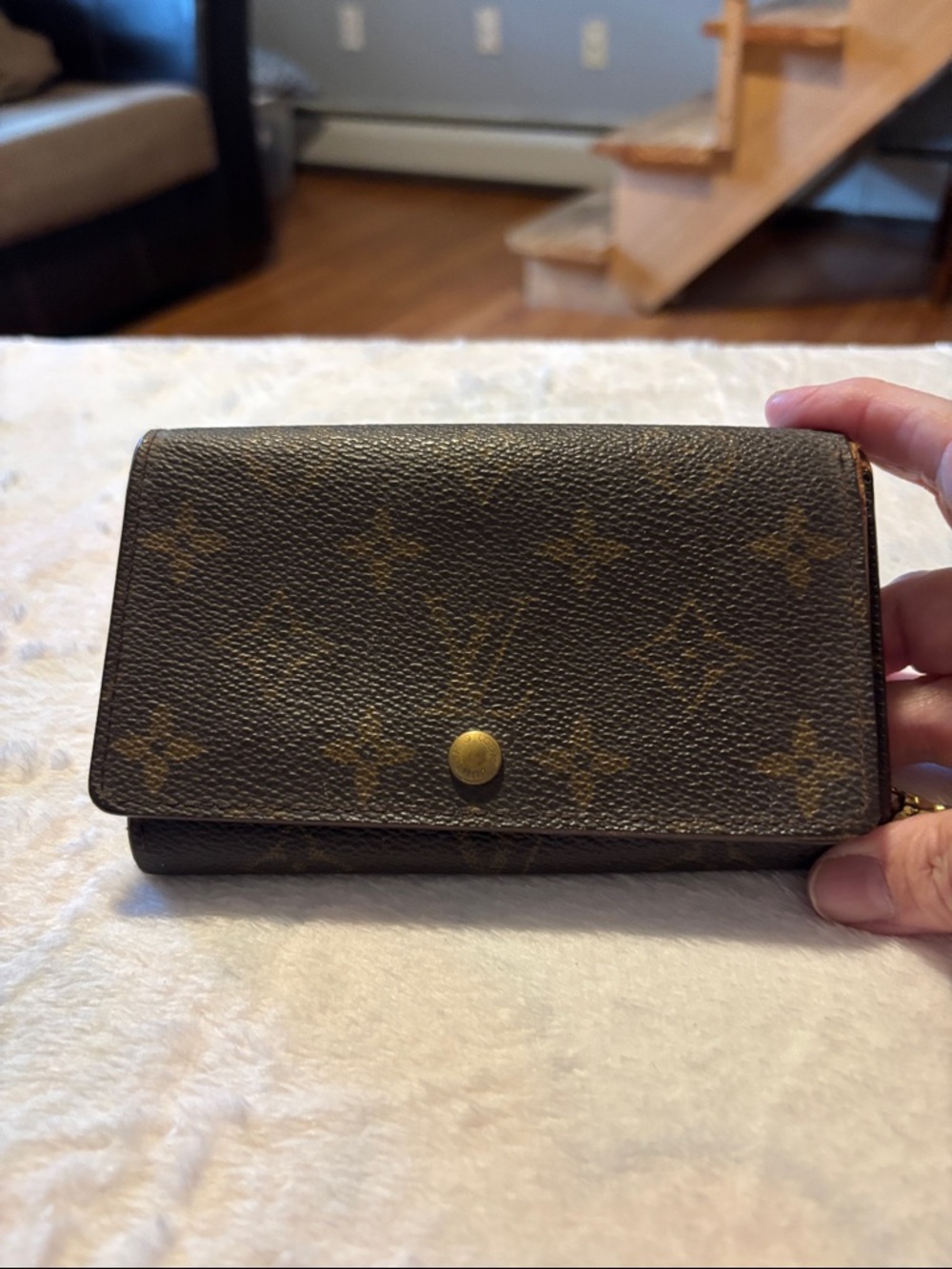 Louis Vuitton Monogram Canvas Card Holder in Brown